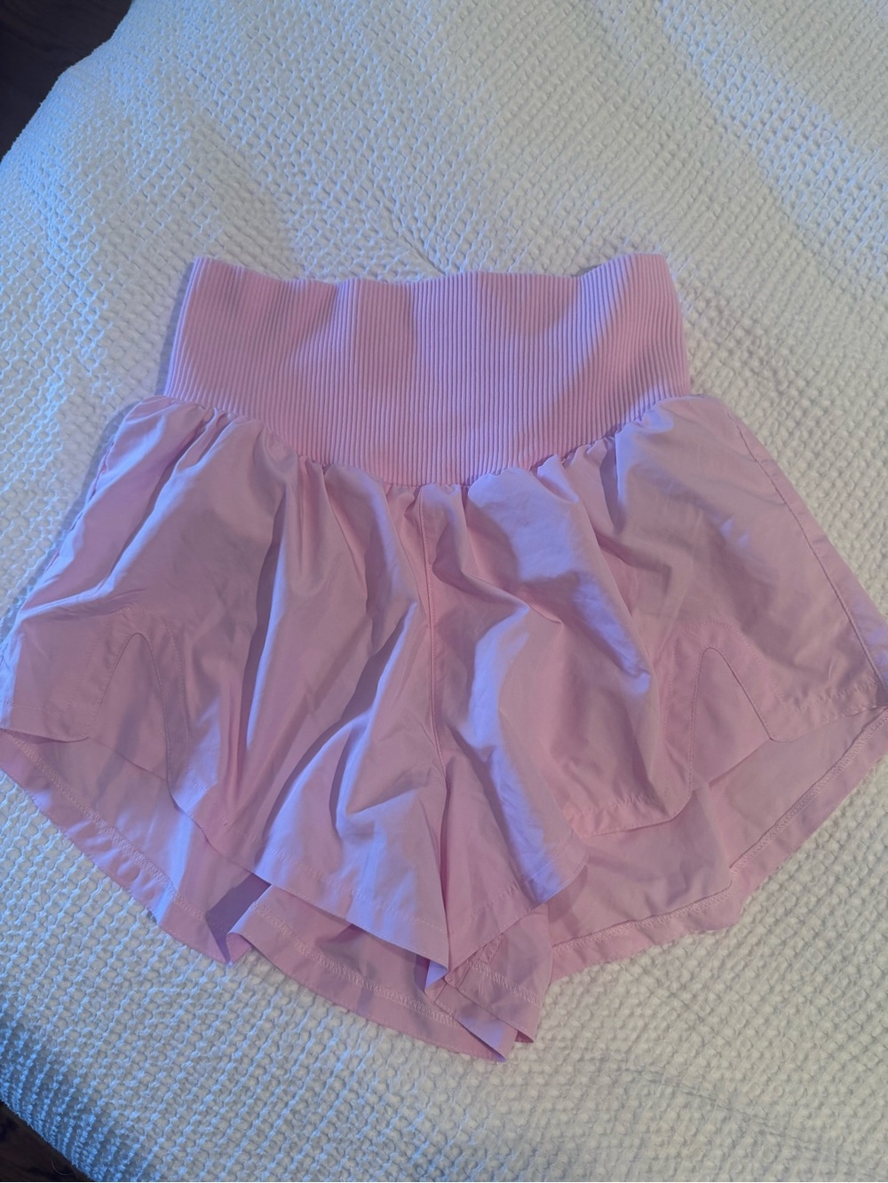 S Carpe Diem High-Waist Pink Women's Shorts by FP Movement free people